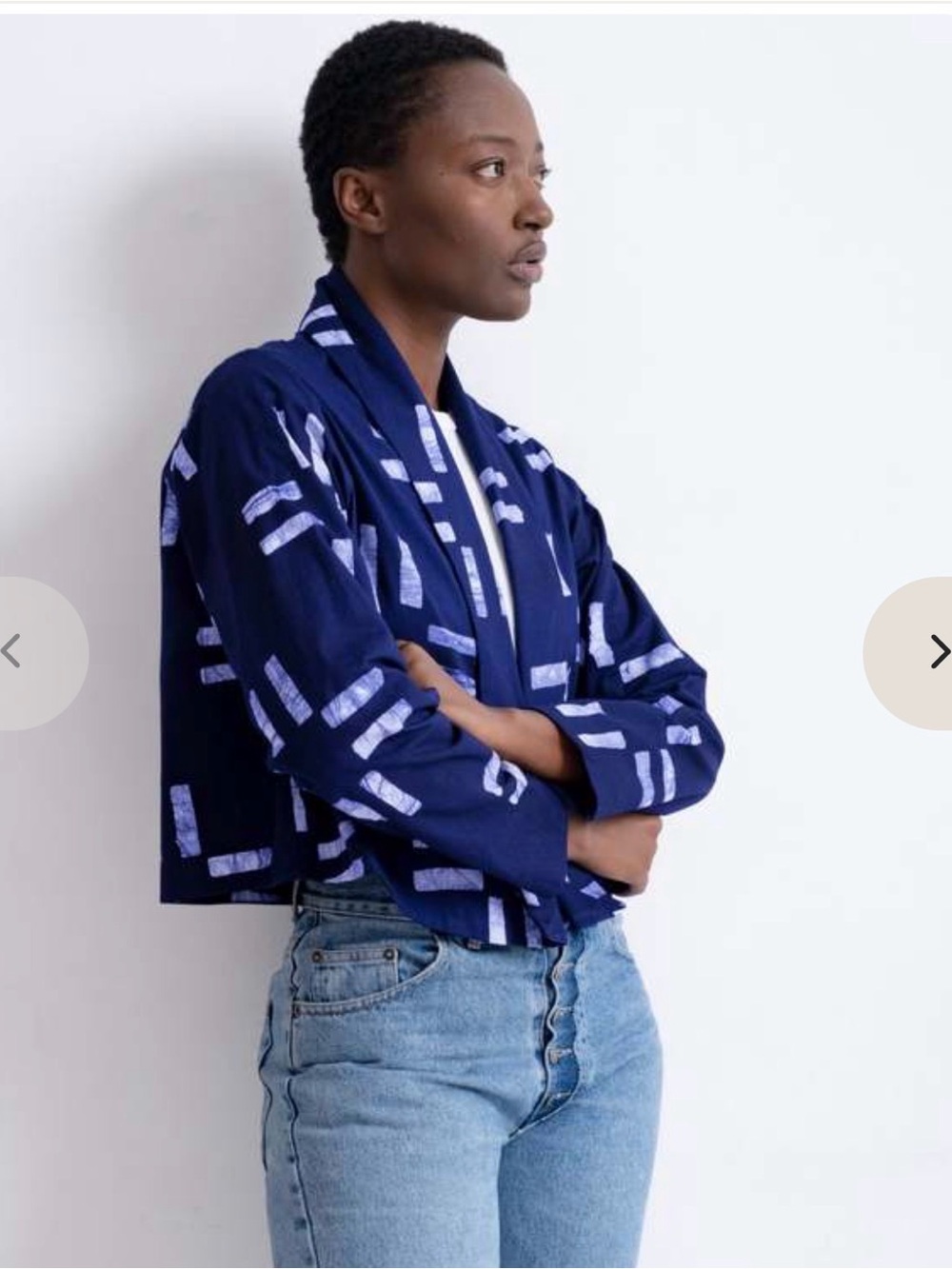 Osei Duro Abiba jacket in print Middle Path